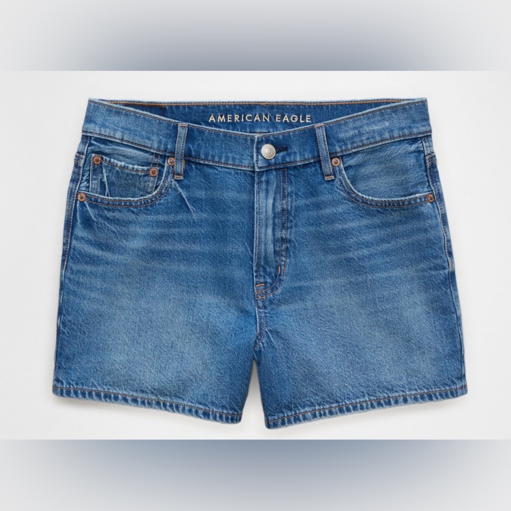 AE Super HW Relaxed Denim Short